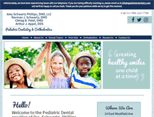 Tablet Screenshot of njpediatricdentistry.com